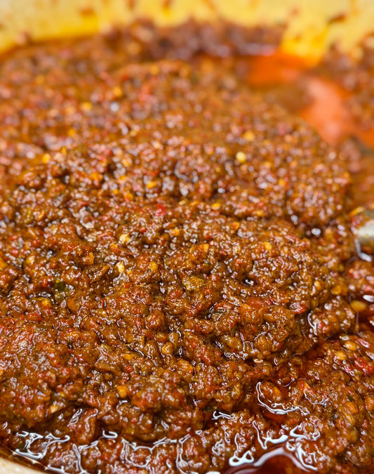 Our Original Liberian Pepper Sauce - Medium Hot 16oz Jar